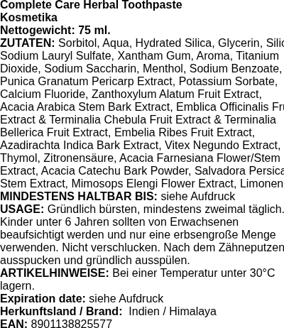 Produktetikett