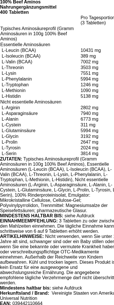Produktetikett