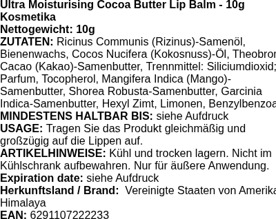 Produktetikett