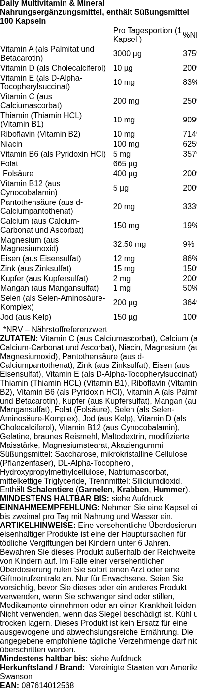 Produktetikett