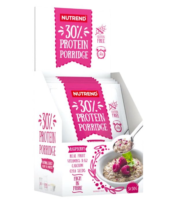 30% Protein Porridge, Raspberry - 5 x 50g - VitaeSupps