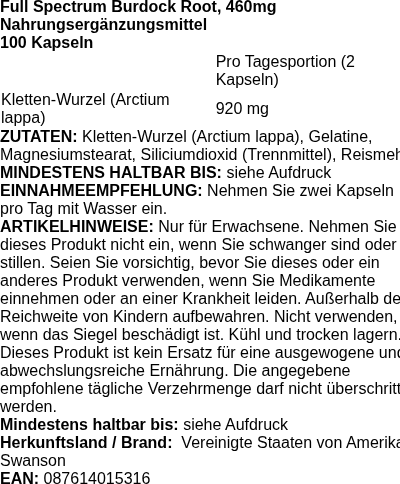 Produktetikett