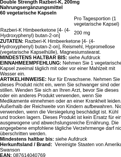 Produktetikett