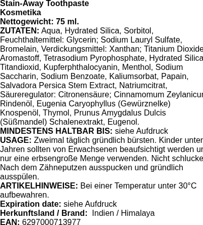 Produktetikett