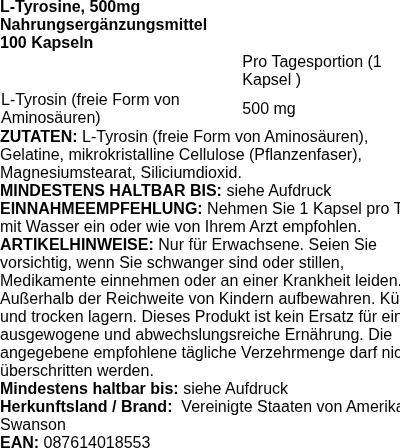 Produktetikett