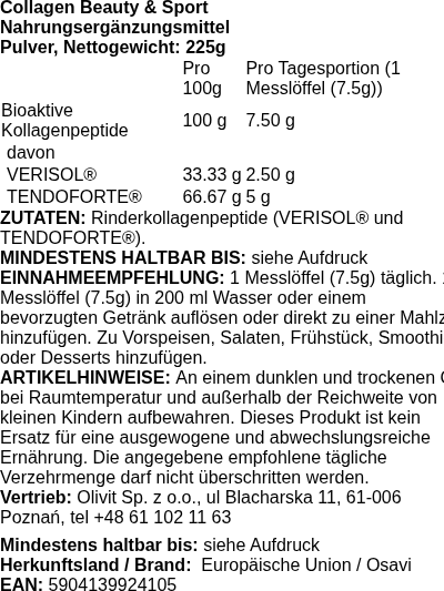 Produktetikett