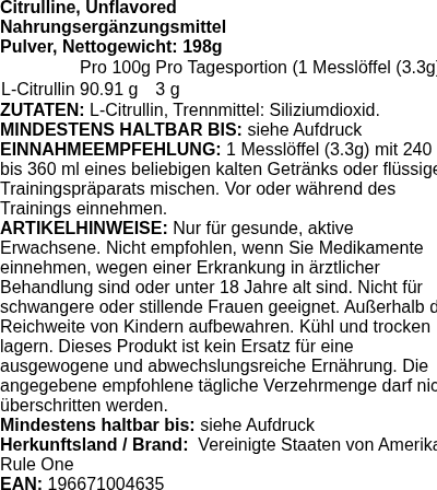 Produktetikett