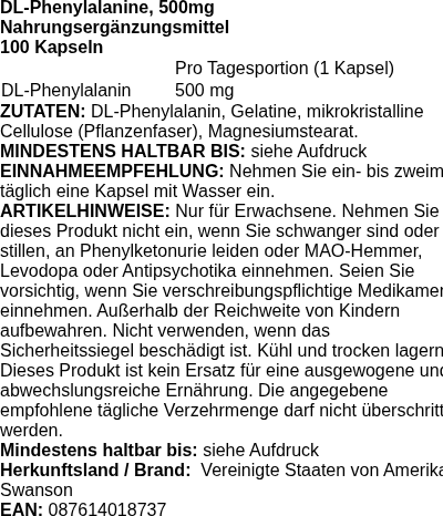 Produktetikett