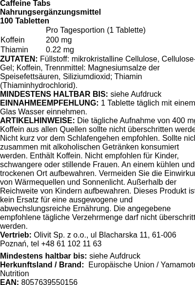 Produktetikett
