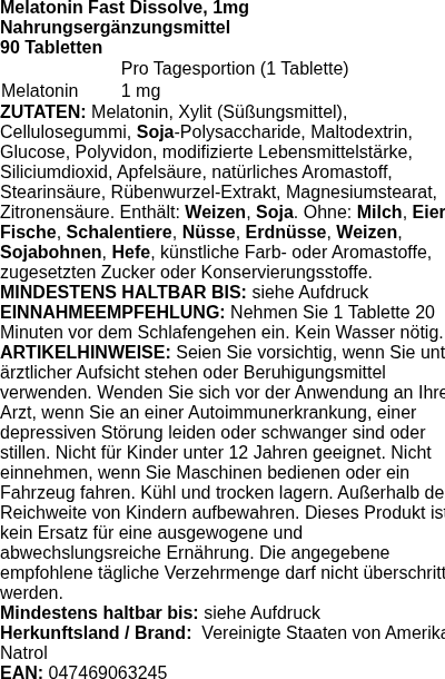 Produktetikett