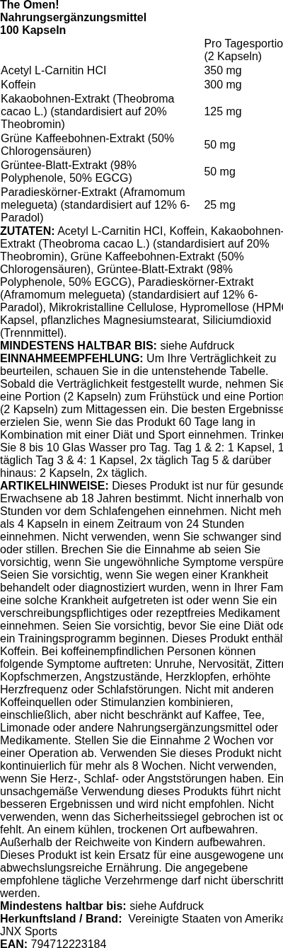 Produktetikett