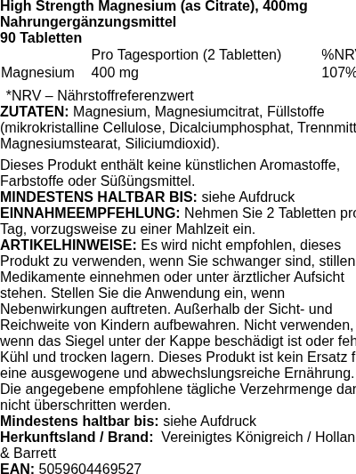 Produktetikett