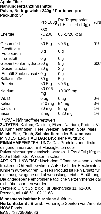 Produktetikett