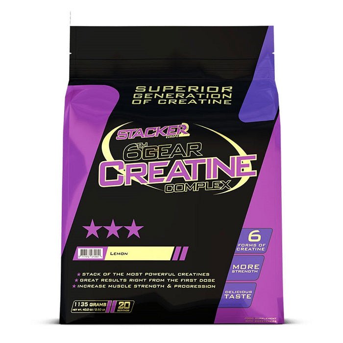 6th Gear Creatine Complex, Lemon - 1135 grams - VitaeSupps