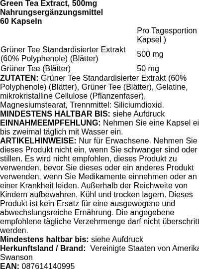 Produktetikett