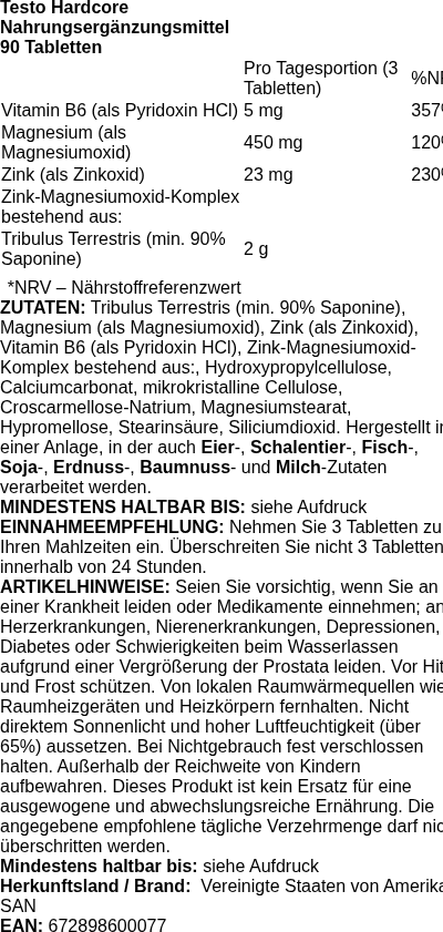 Produktetikett