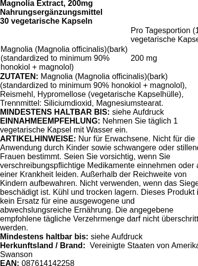 Produktetikett
