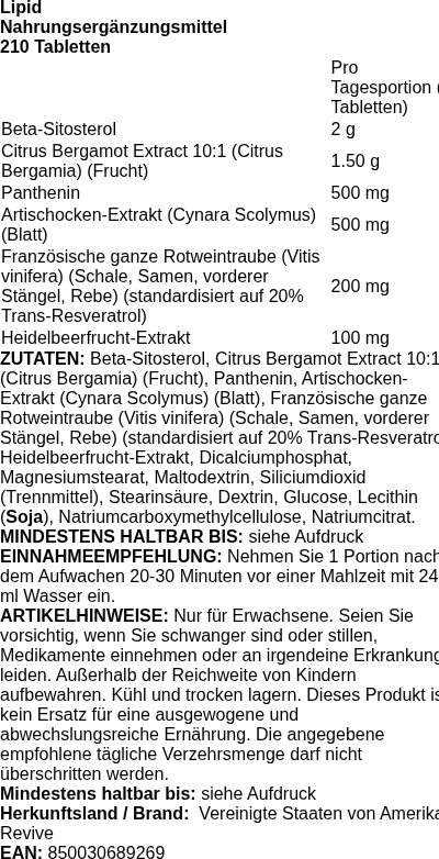 Produktetikett