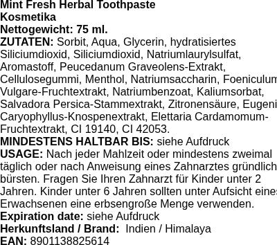 Produktetikett