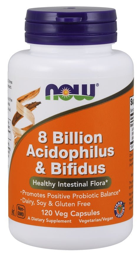 8 Billion Acidophilus & Bifidus - 120 vcaps - VitaeSupps