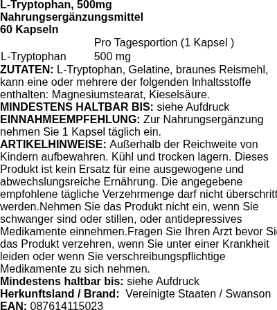 Produktetikett