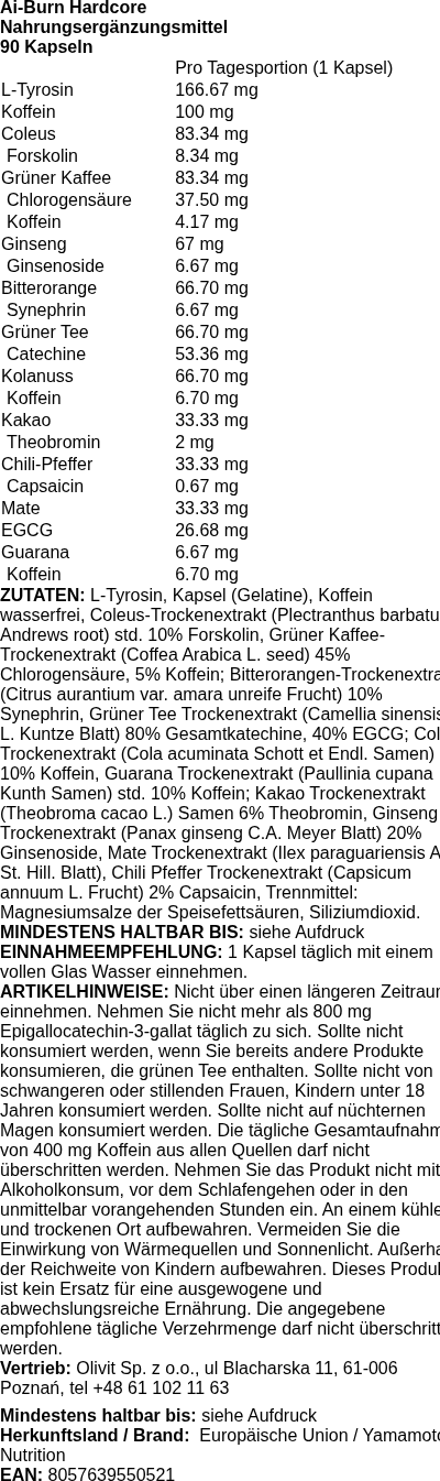 Produktetikett