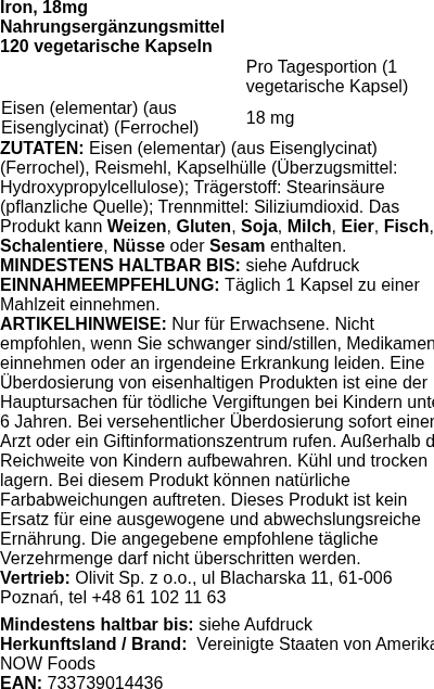 Produktetikett