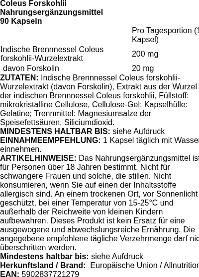 Produktetikett