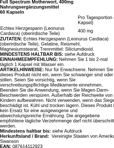 Produktetikett