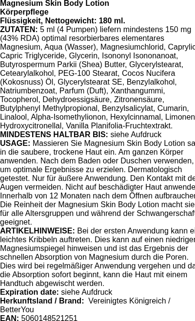 Produktetikett