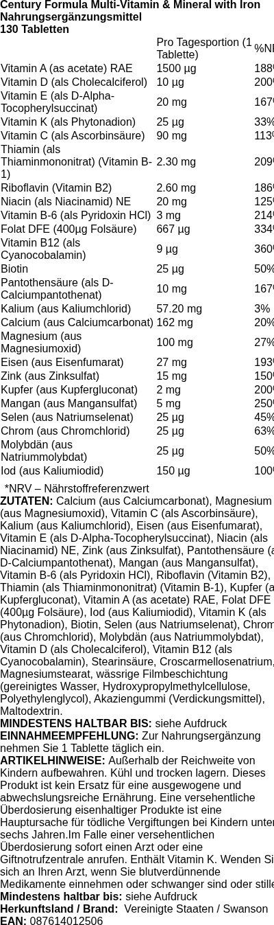 Produktetikett