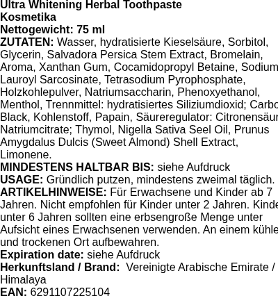 Produktetikett