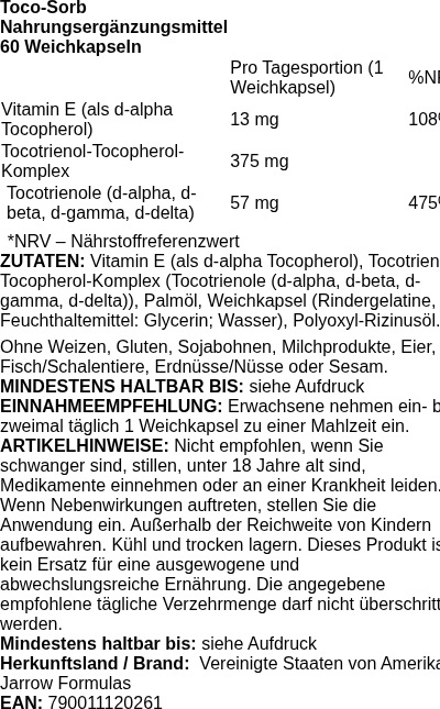 Produktetikett