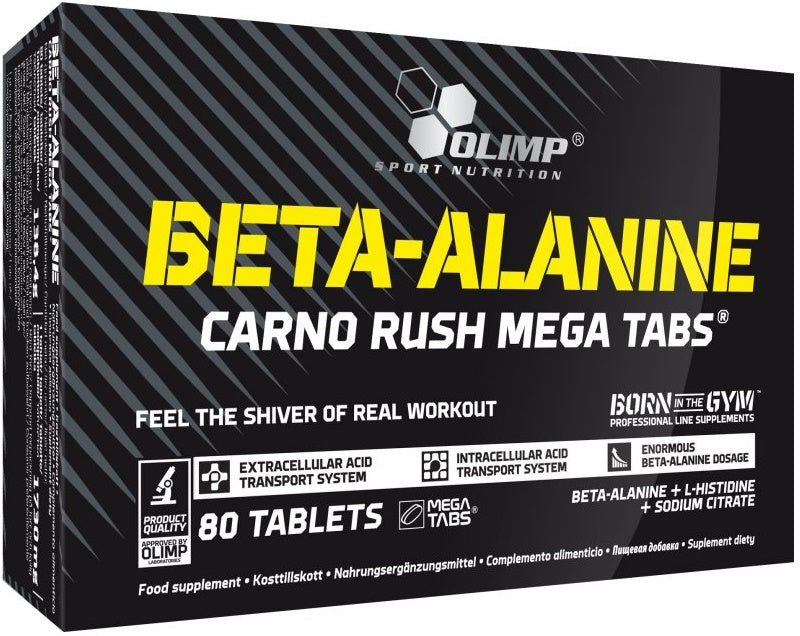 Beta Alanine - Carno Rush Mega Tabs - 80 tablets