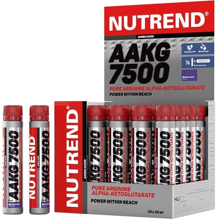 AAKG 7500, Blackcurrant - 20 x 25 ml. - VitaeSupps
