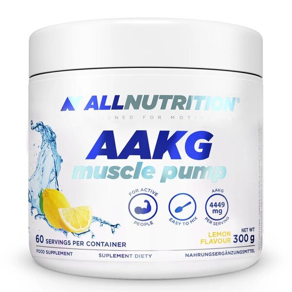 AAKG Muscle Pump, Lemon - 300 grams - VitaeSupps