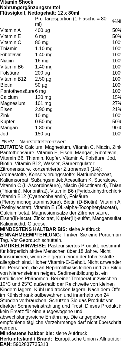 Produktetikett