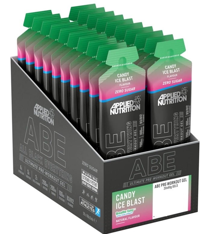 ABE - All Black Everything Gel, Candy Ice Blast - 20 x 60g - VitaeSupps