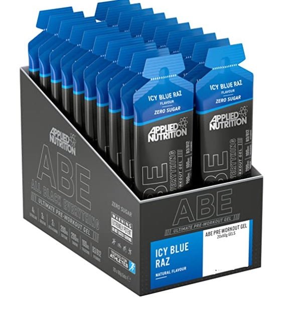 ABE - All Black Everything Gel, Icy Blue Raz - 20 x 60g - VitaeSupps