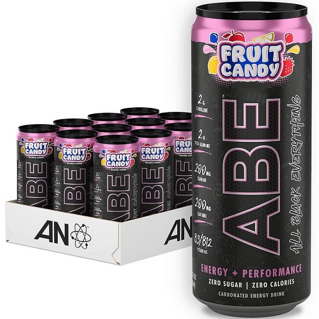 ABE Energy + Performance Cans, Fruit Candy - 12 x 330 ml. - VitaeSupps