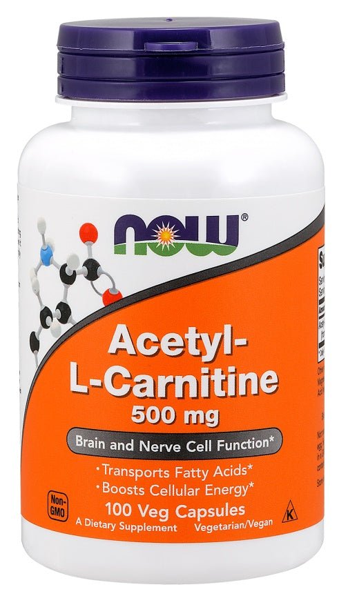 Acetyl - L - Carnitine, 500mg - 100 vcaps - VitaeSupps