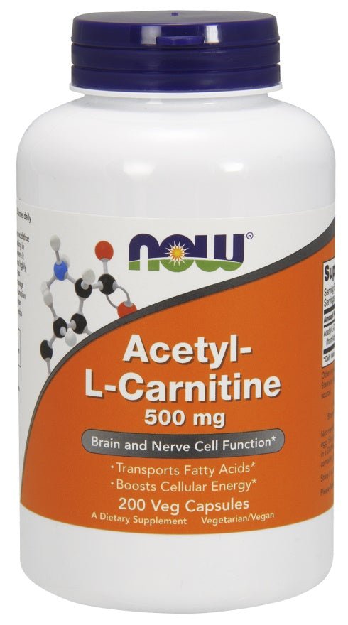 Acetyl - L - Carnitine, 500mg - 200 vcaps - VitaeSupps