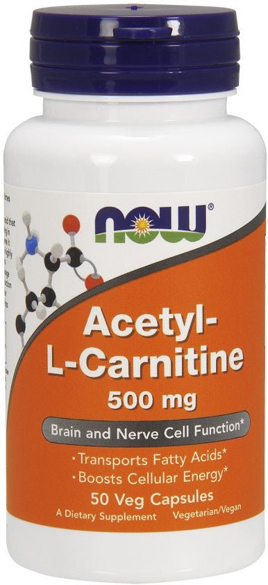 Acetyl - L - Carnitine, 500mg - 50 vcaps - VitaeSupps