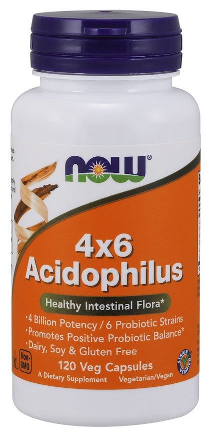 Acidophilus 4X6 - 120 vcaps - VitaeSupps