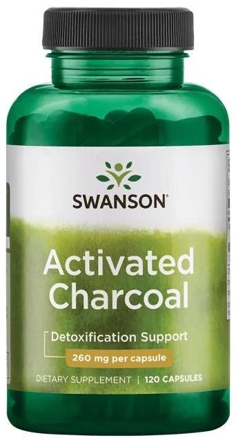 Activated Charcoal, 260mg - 120 caps - VitaeSupps