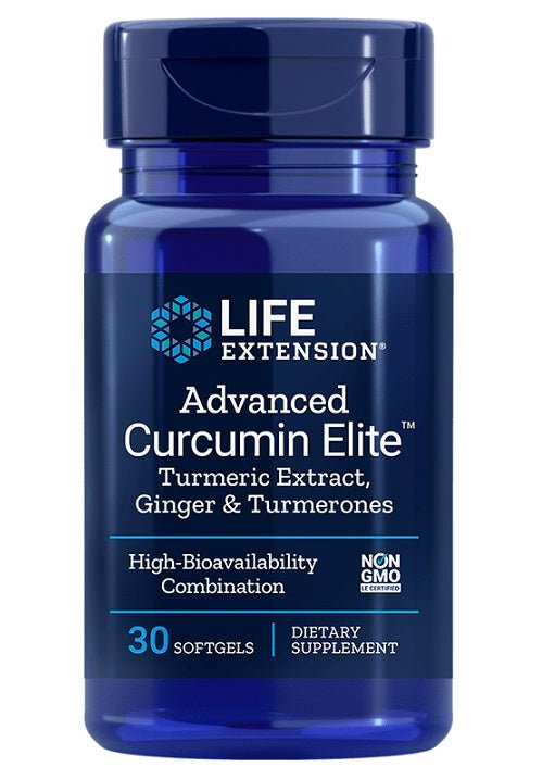 Advanced Curcumin Elite Turmeric Extract, Ginger & Turmerones - 30 softgels - VitaeSupps