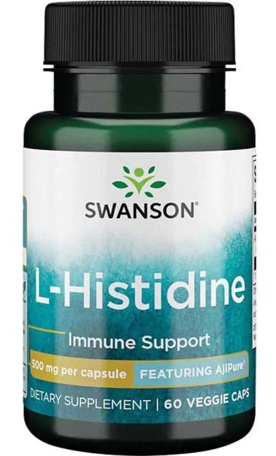 AjiPure L - Histidine, 500mg - 60 vcaps - VitaeSupps