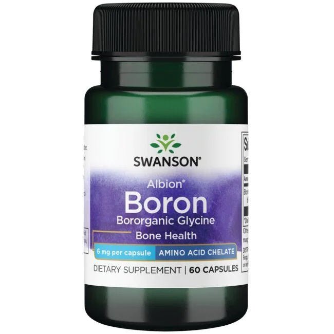 Albion Boron Glycine, 6mg - 60 caps - VitaeSupps