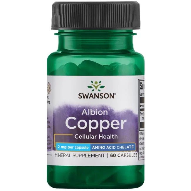 Albion Copper, 2mg - 60 caps - VitaeSupps