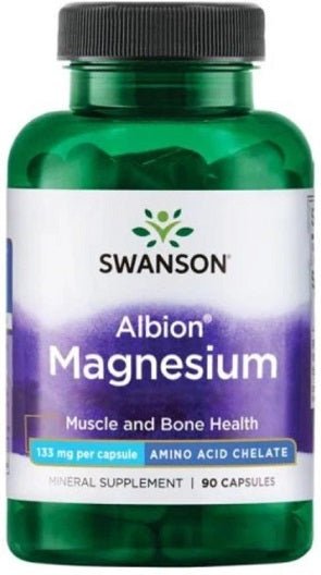 Albion Magnesium, 133mg - 90 caps - VitaeSupps